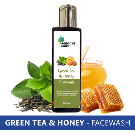 GREEN TEA & HONEY FACEWASH (100 ML.)